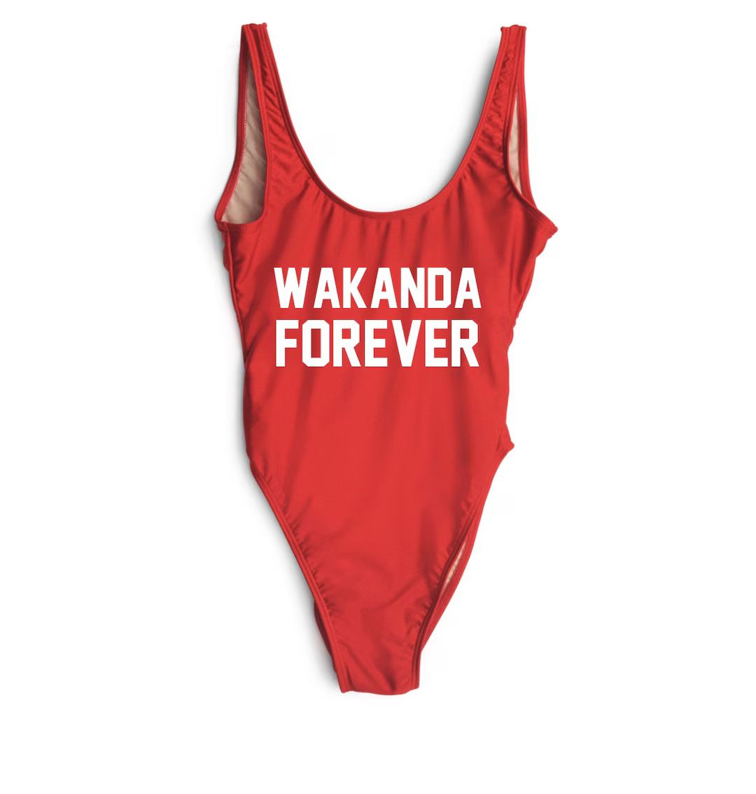 wakanda forever swimsuit | Etsy (US)