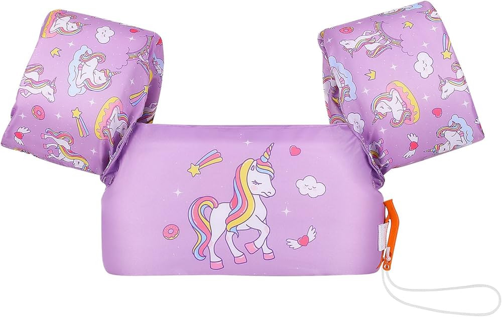 MoKo Swim Arm Band for Kids 20-30-40-50lbs, Toddler Swim Vest Cute Cartoon Swimming Wings Pool Fl... | Amazon (US)