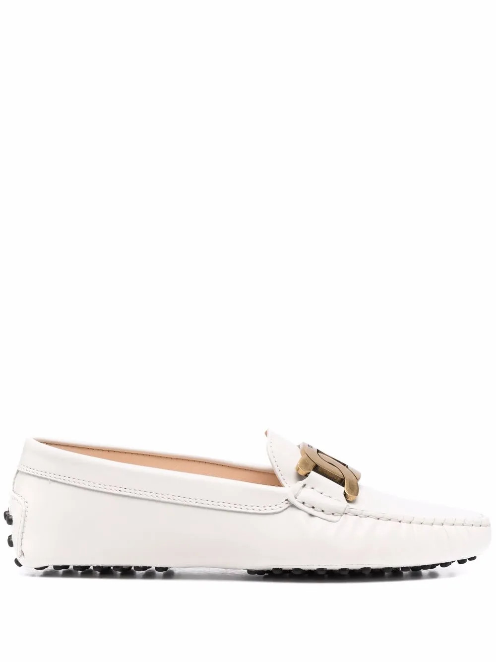 Tod's Kate Flat Loafers | White | FARFETCH UK | Farfetch Global