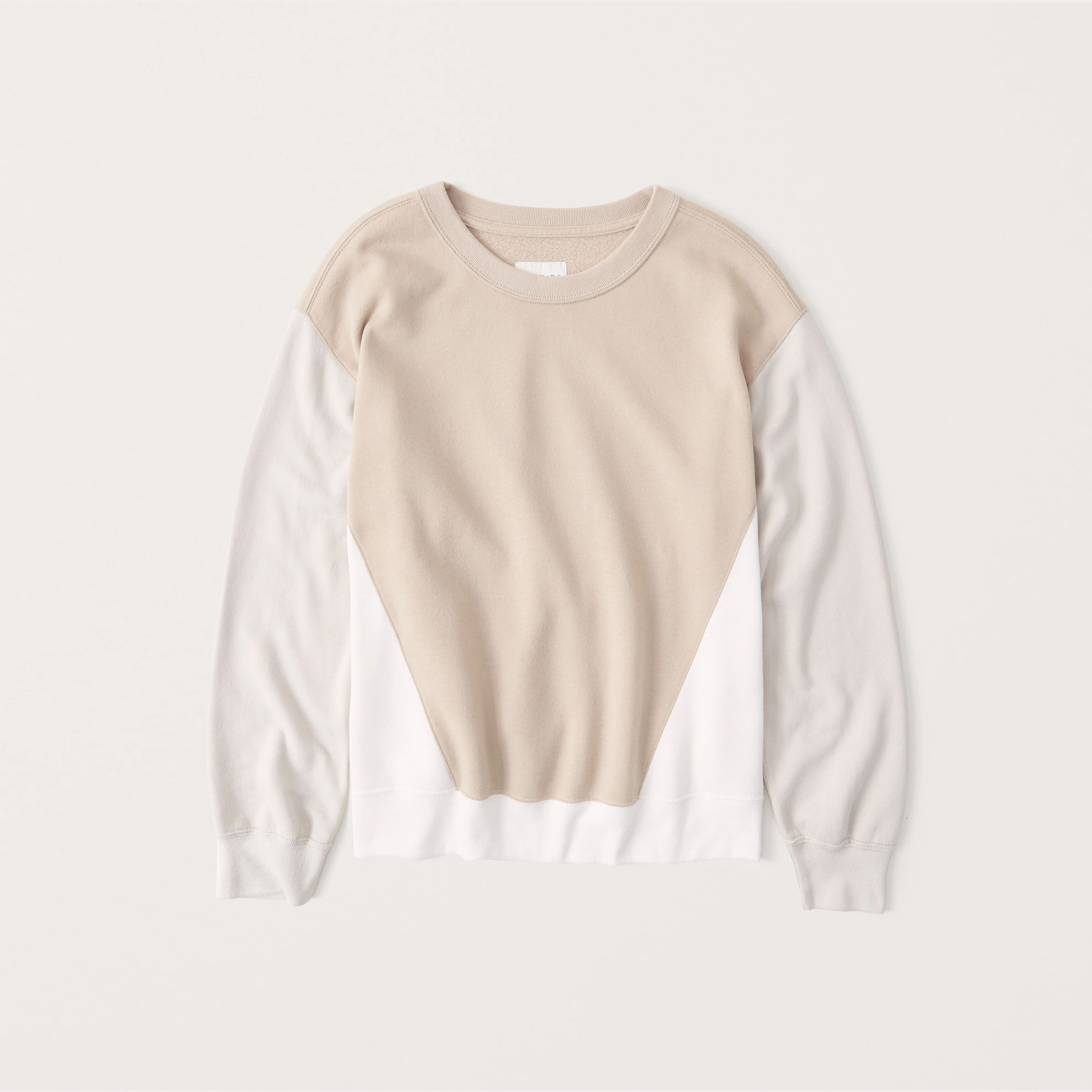 Women's Colorblock Sweatshirt | Women's 40-60% Off Throughout the Store | Abercrombie.com | Abercrombie & Fitch (US)