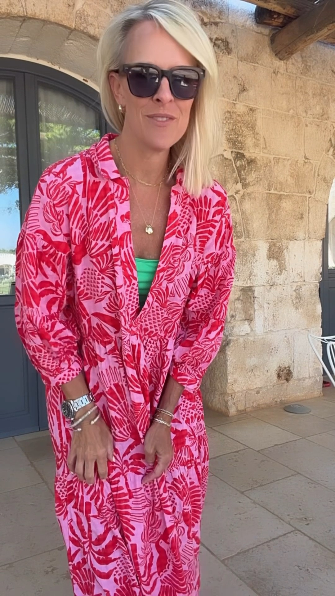 Boat day in Italy 
Using this dress as a cover up 
Wearing small 

@Anthropologie @jcrew

#LTKSwim #LTKTravel #LTKOver40