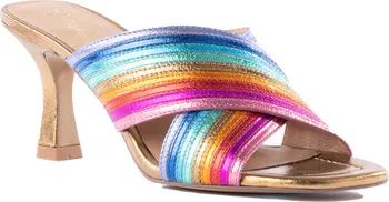 Fleet Rainbow Crisscross Sandal (Women) | Nordstrom