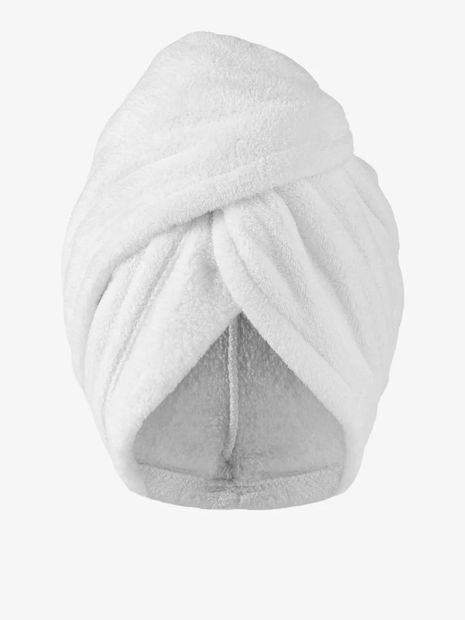 Brand-Embroidered Microfibre Hair Towel | Selfridges