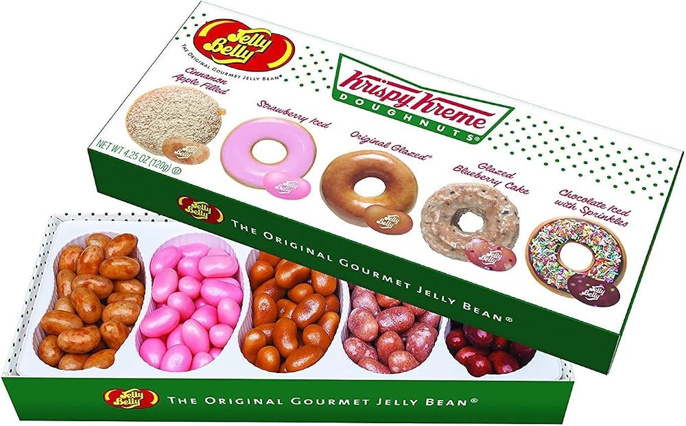 Jelly Belly Candy 64787 4.25oz KK Gift Box 4.25 oz 5 Flavors Krispy Kreme, Multi-colored | Amazon (US)