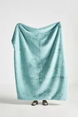 Sophie Faux Fur Throw Blanket | Anthropologie (US)