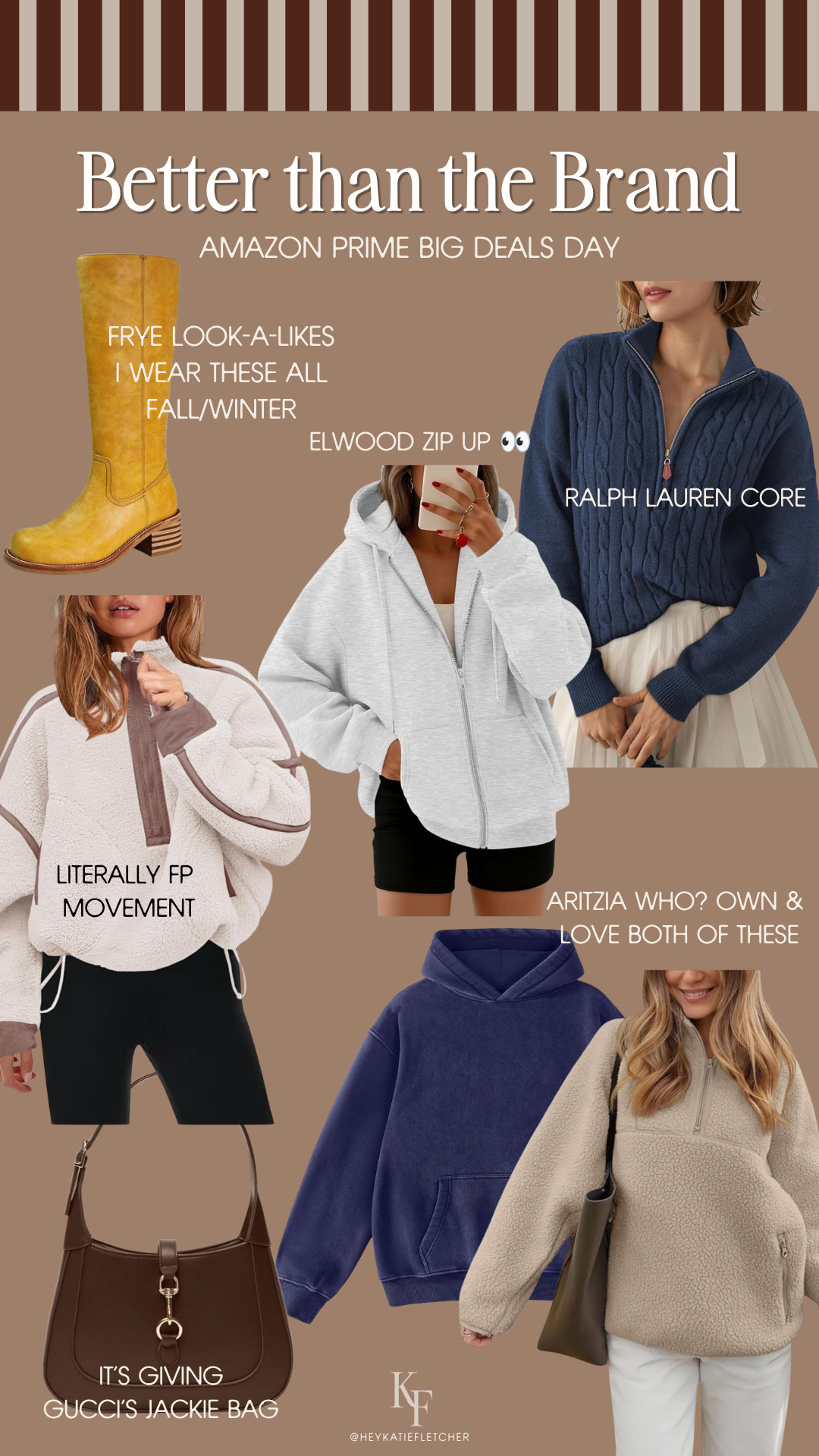 AMAZON PRIME BIG DEAL DAYS - Last day to shop deals! These are some of my favorite look-a-likes if you can't afford the higher price point. Great way to add trendy pieces without breaking the bank!

Amazon fashion finds, comfy work from home outfits, sweaters, sweatshirts, looks for less  

 #LTKSeasonal #LTKSaleAlert #LTKPetite