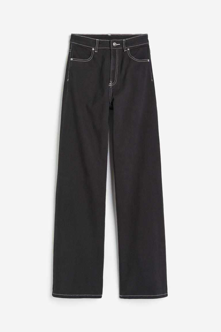 Wide-leg Twill Pants | H&M (US + CA)