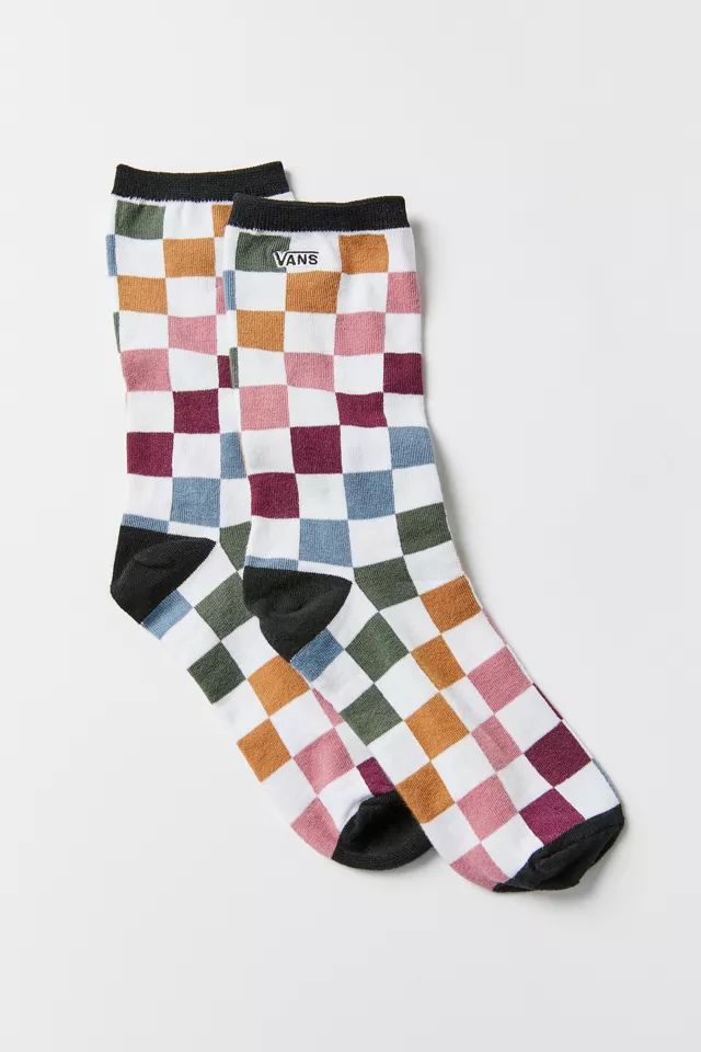 Vans Dusted Check Ticker Sock | Urban Outfitters (US and RoW)