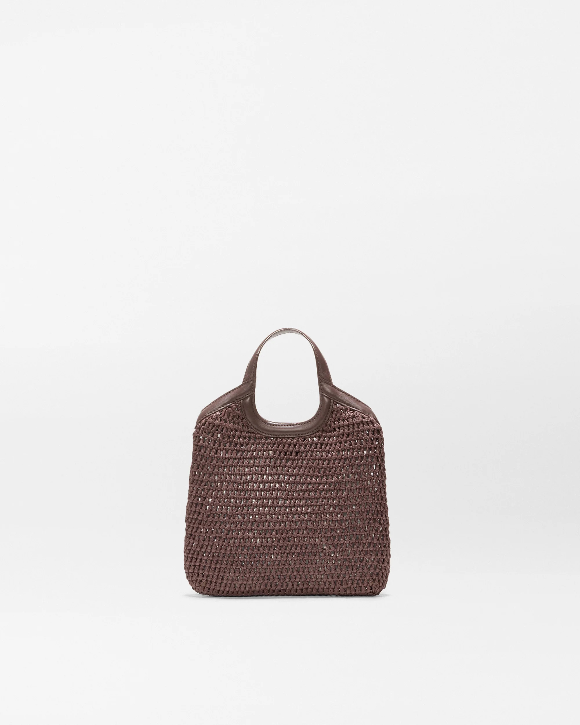 MZ Wallace Brown Mini Crochet Georgica Tote – Tote | MZ Wallace | MZ Wallace