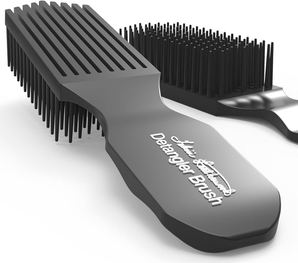 Black Detangler Brush by Felicia Leatherwood - For Kinky, Curly, Wavy 4c or Straight Hair - Tame ... | Amazon (US)