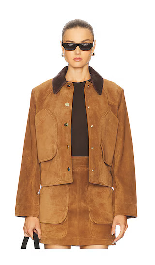Walters Cropped Barn Jacket in Whisky | Revolve Clothing (Global)