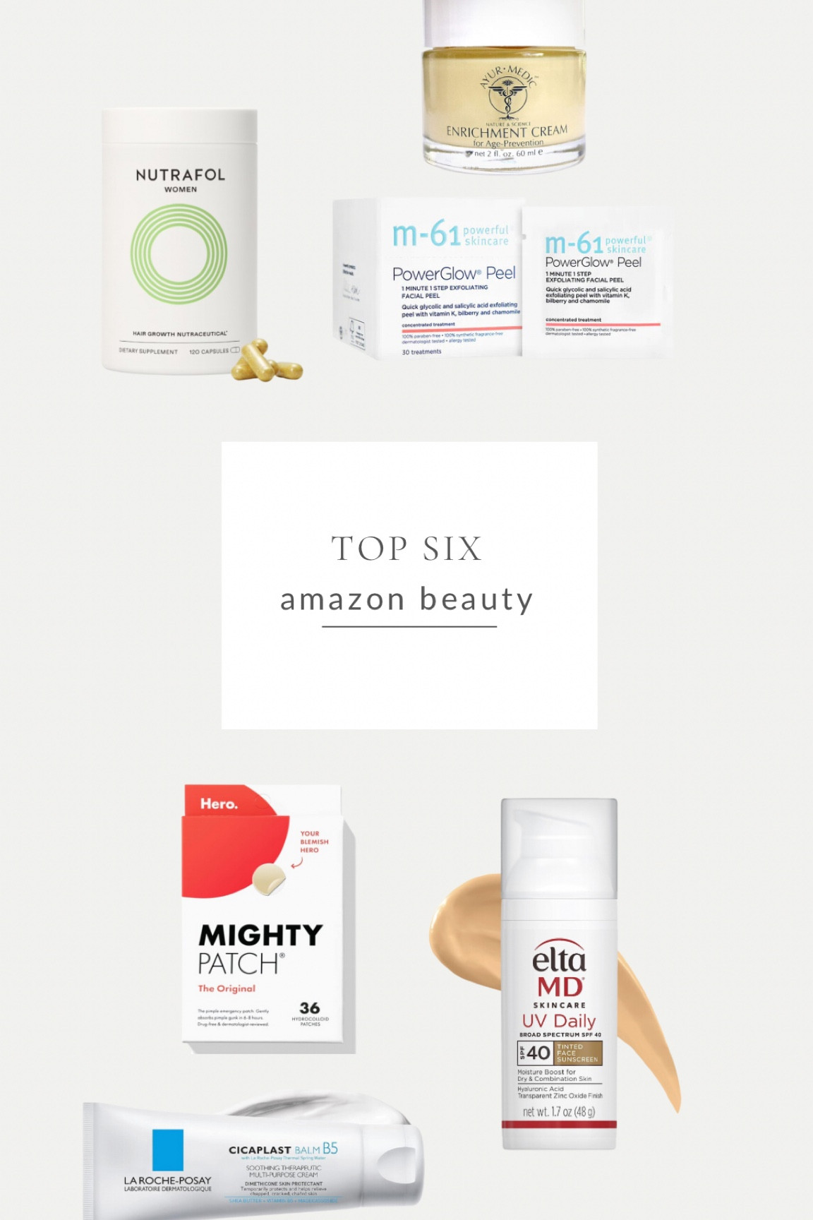 My top six beauty buys from Amazon

Vitamins, tinted sunscreen, hair growth, skin, face, lotion

#LTKFind #LTKunder100 #LTKbeauty