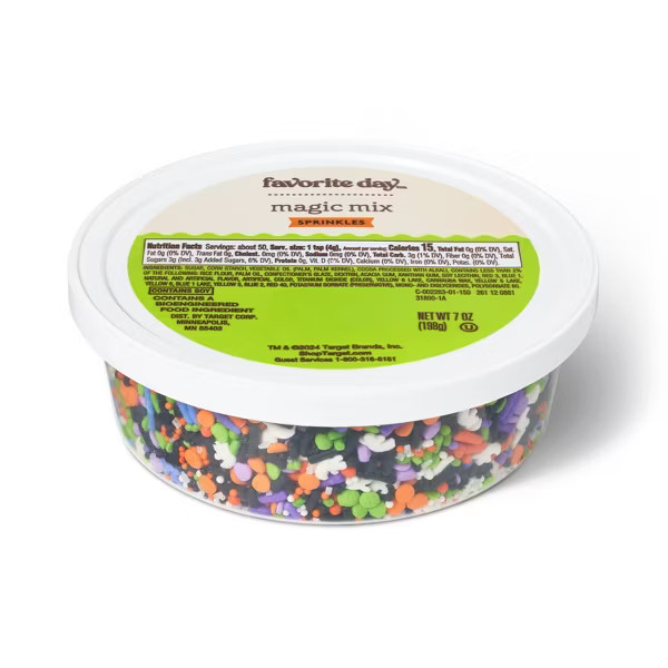 Halloween Sprinkles Fusion Tub - 7oz - Favorite Day™ | Target