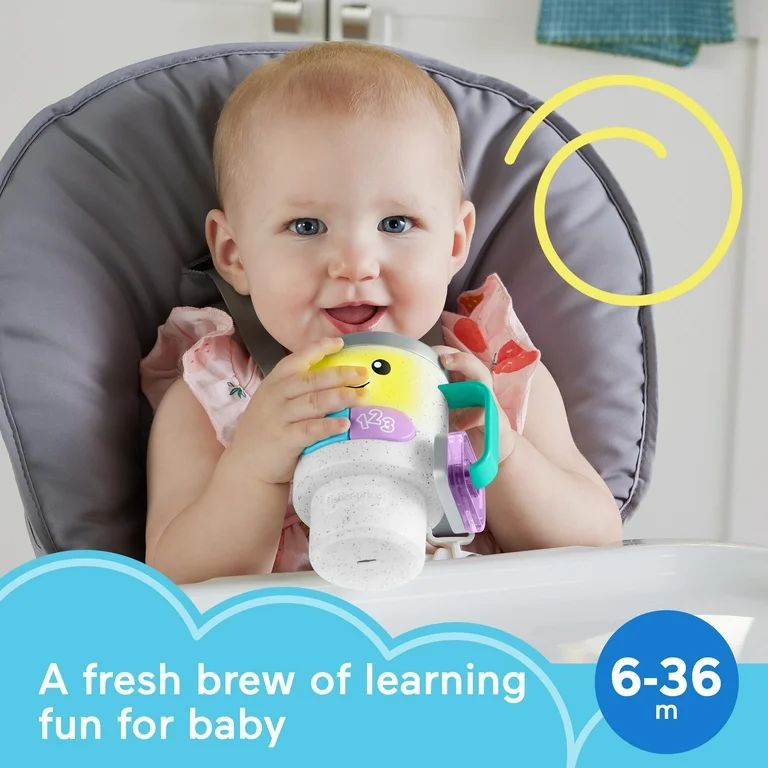 Fisher-Price Laugh & Learn Wake Up & Learn Coffee Mug Baby & Toddler Toy with Music & Lights | Walmart (US)