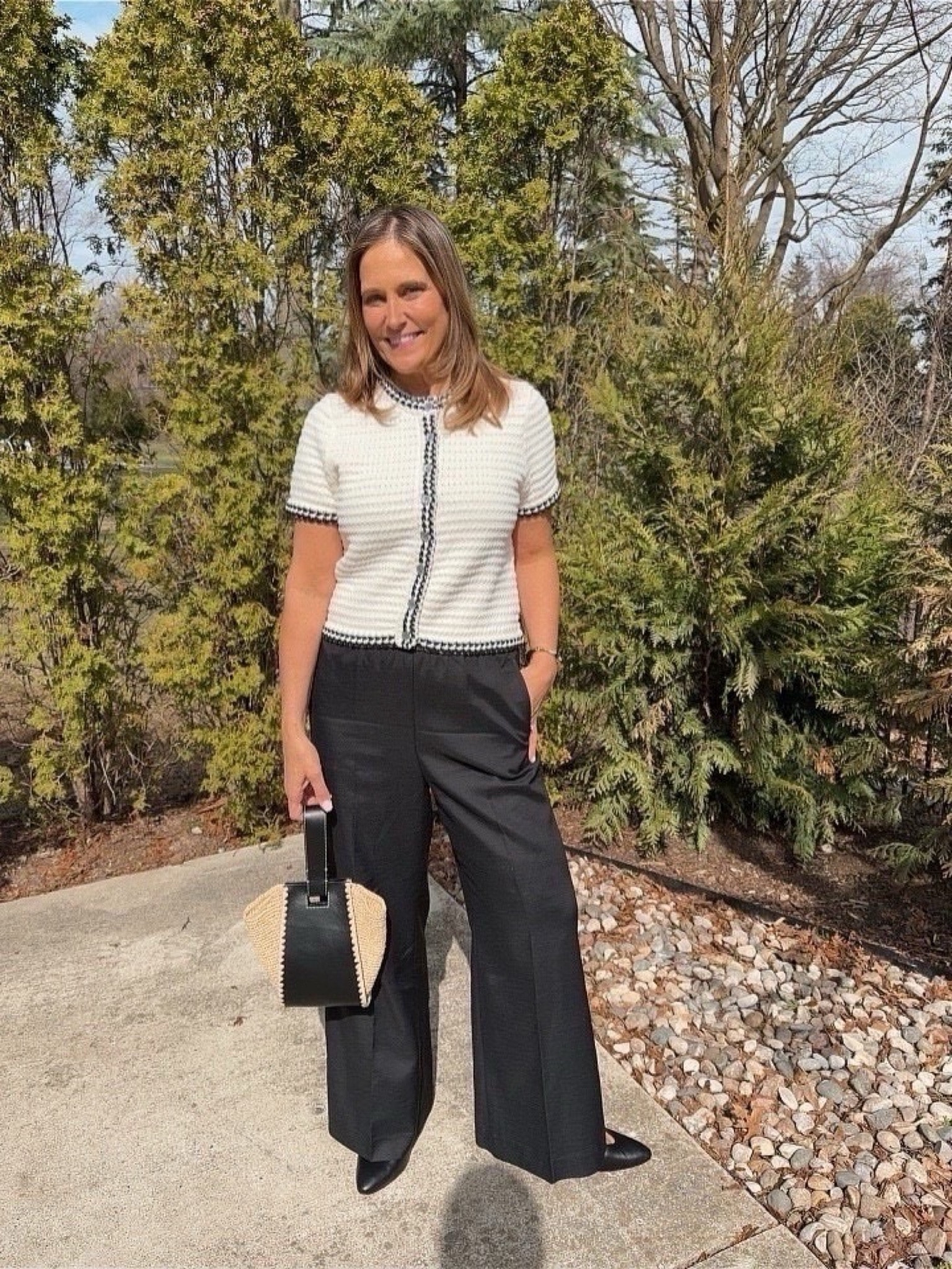 This J.Crew look has been such an easy go-to. It feels just right for work and still makes sense for plans after. The button up is definitely the piece we keep coming back to.

#LTKOver40 #LTKdayinmylife #LTKootd