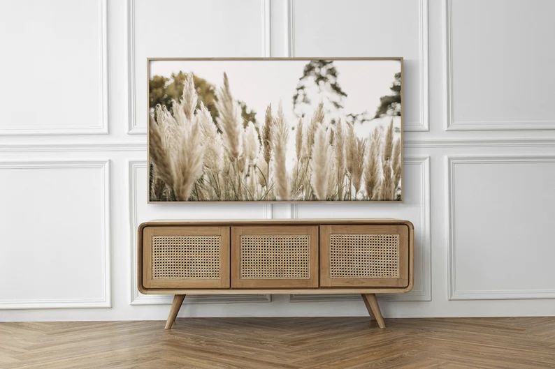 4K Samsung Frame TV Art Dry Pampas Grass Neutral Fall/autumn - Etsy | Etsy (US)