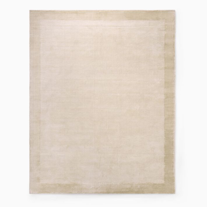 TENCEL™ Frame Rug | West Elm (US)