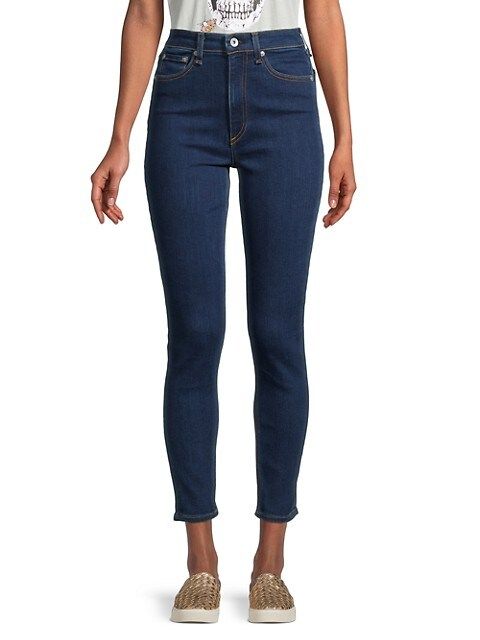 rag & bone Nina High-Rise Ankle Skinny Jeans on SALE | Saks OFF 5TH | Saks Fifth Avenue OFF 5TH
