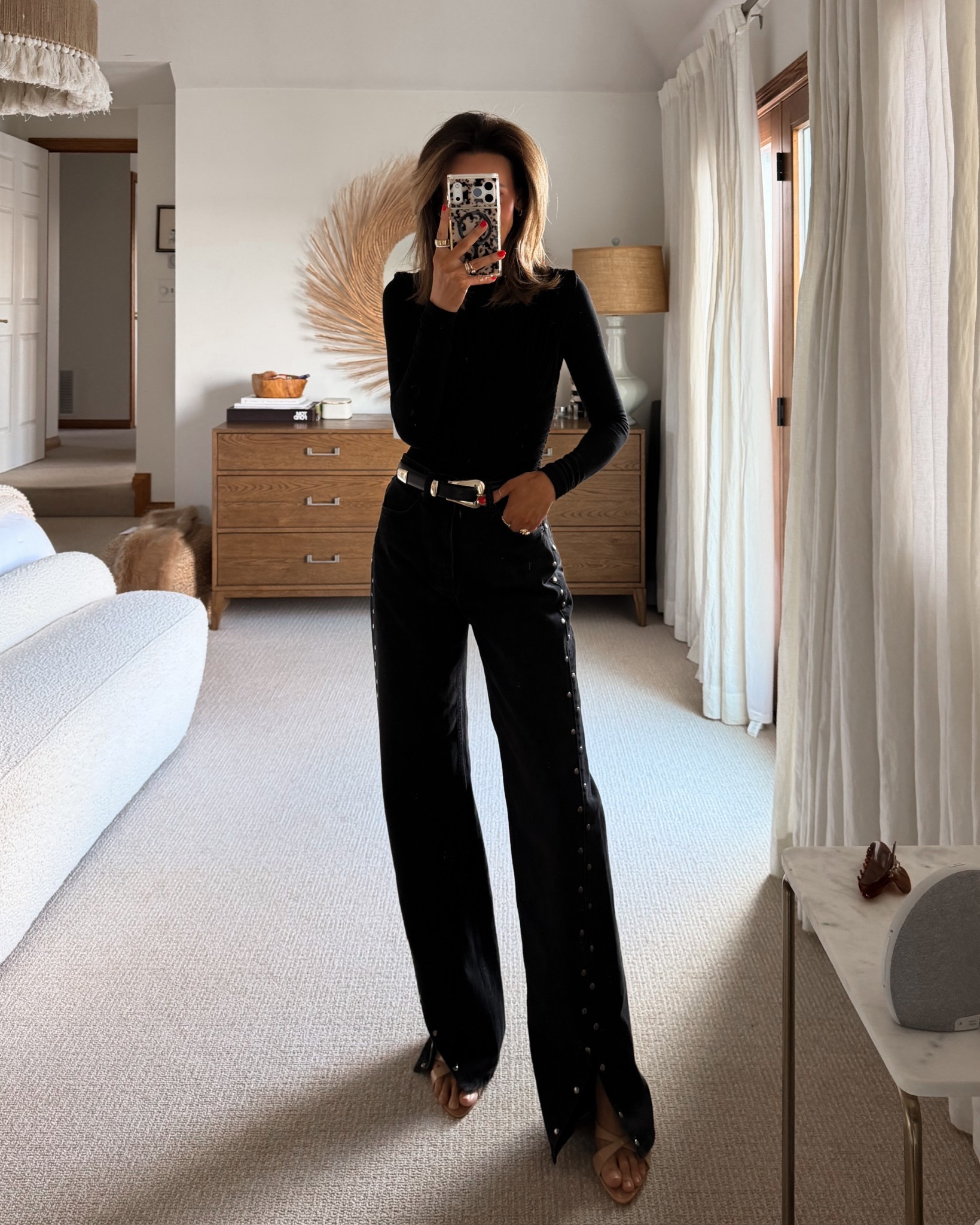 This bodysuit is a favorite from my @Anthropologie haul! Paired with my Reformation Cary jeans and Jeffery Campbell heels. All from Anthro 🖤

#LTKootd #LTKOver40 #LTKWorkwear