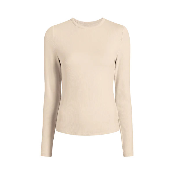 Slinky Rib Shirt | Black | Nuuds US