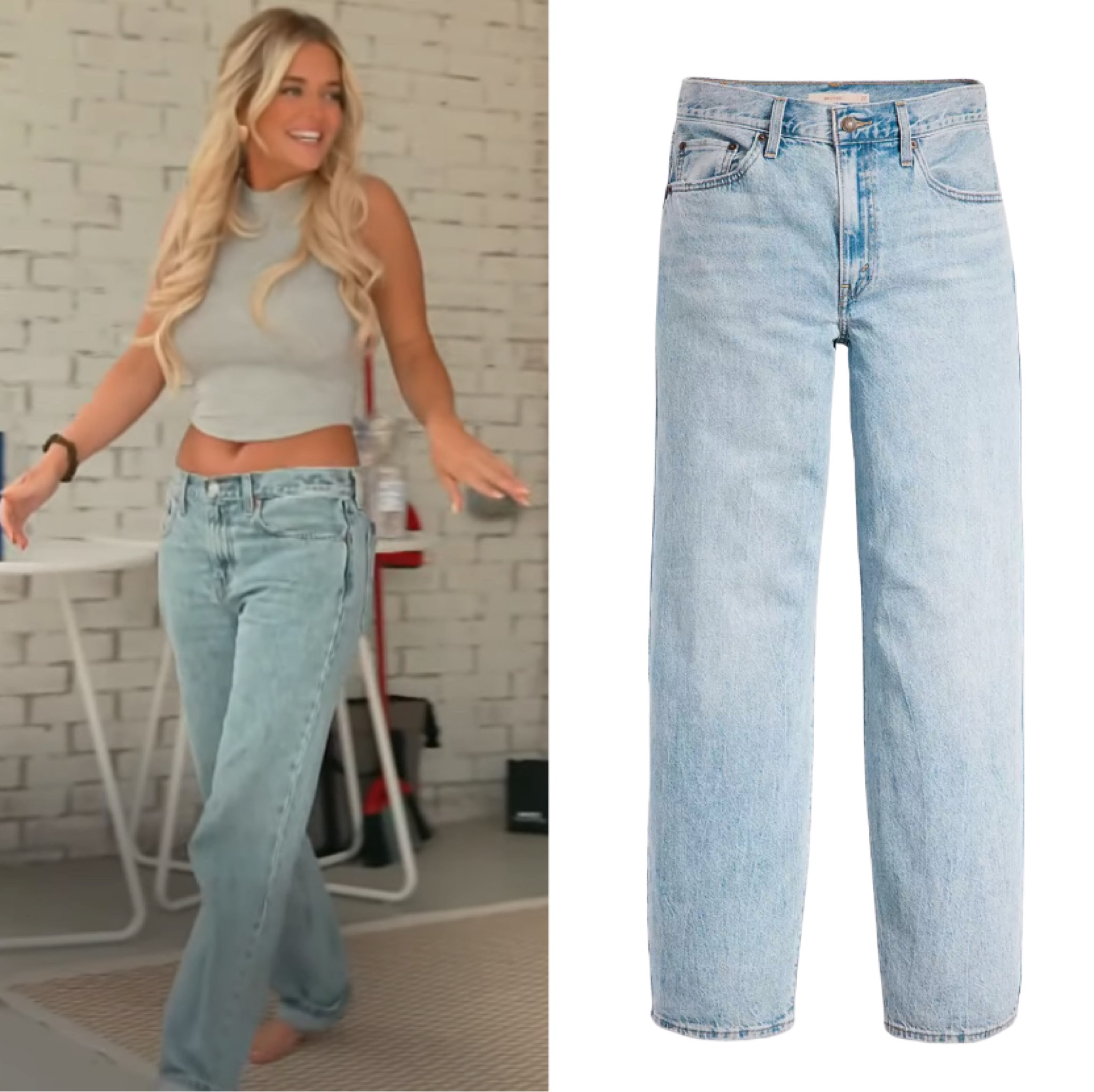 Salley Carson’s Straight Leg Jeans 