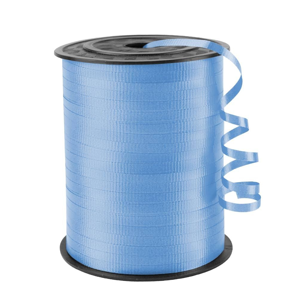 Light Blue Crimped Curling Ribbon, 1/5" Wide x 500 Yards Christmas Curling Ribbons for Gift Wrapp... | Amazon (US)