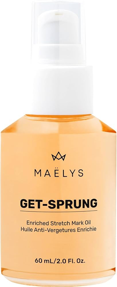 MAËLYS Cosmetics GET-SPRUNG Enriched Stretch Mark Oil - Body Oil for Stretch Marks - Fades Appea... | Amazon (US)