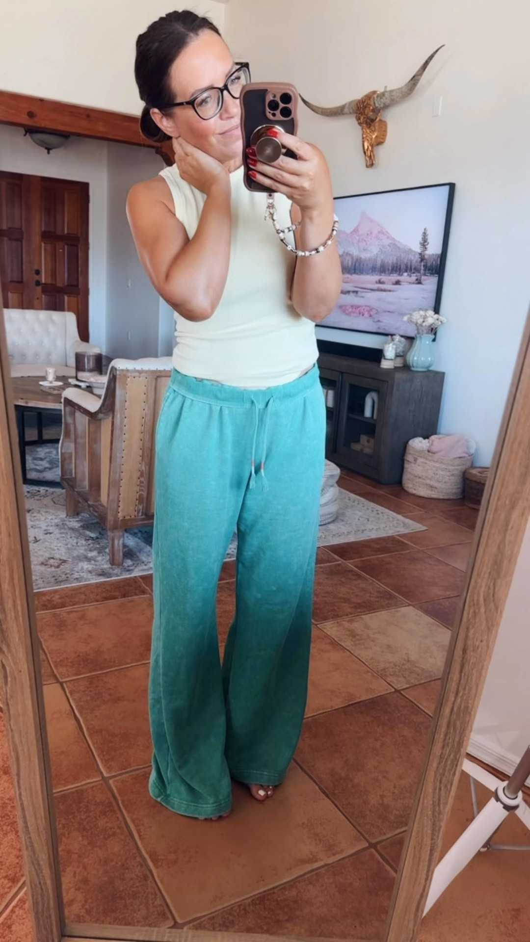 I promise these French Terry pants will be your new faves! They are back in stock! I’m wearing a small.

#LTKootd #LTKgrwm #LTKmomlife