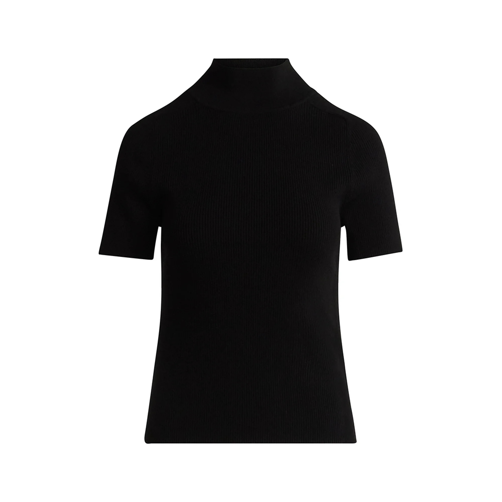 Free Assembly Women's Cozy Yarn Mock Neck Sweater with Short Sleeves, Lightweight, Sizes XS-XXL | Walmart (US)