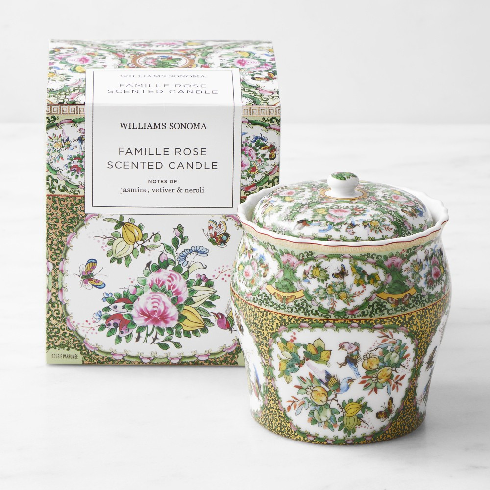 Famille Rose Figural Candle | Williams-Sonoma
