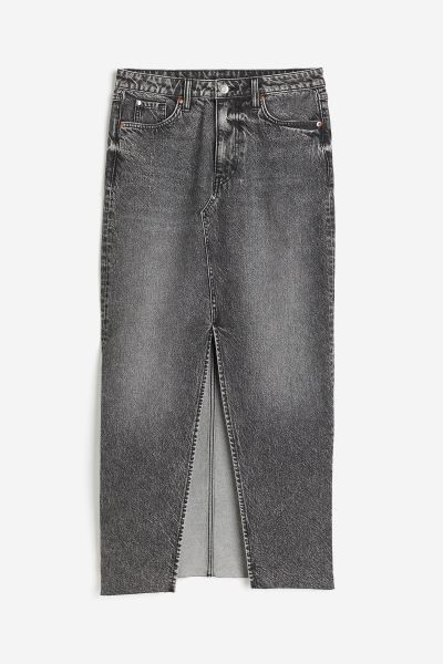 Slit-hem Denim Skirt | H&M (US + CA)