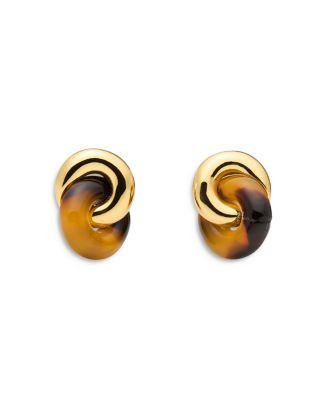 Interlock Tortoiseshell Look Stud Earrings | Bloomingdale's (US)