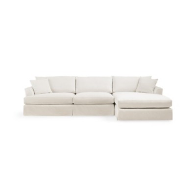 Emory Slipcovered Two Piece Sectional | Arhaus
