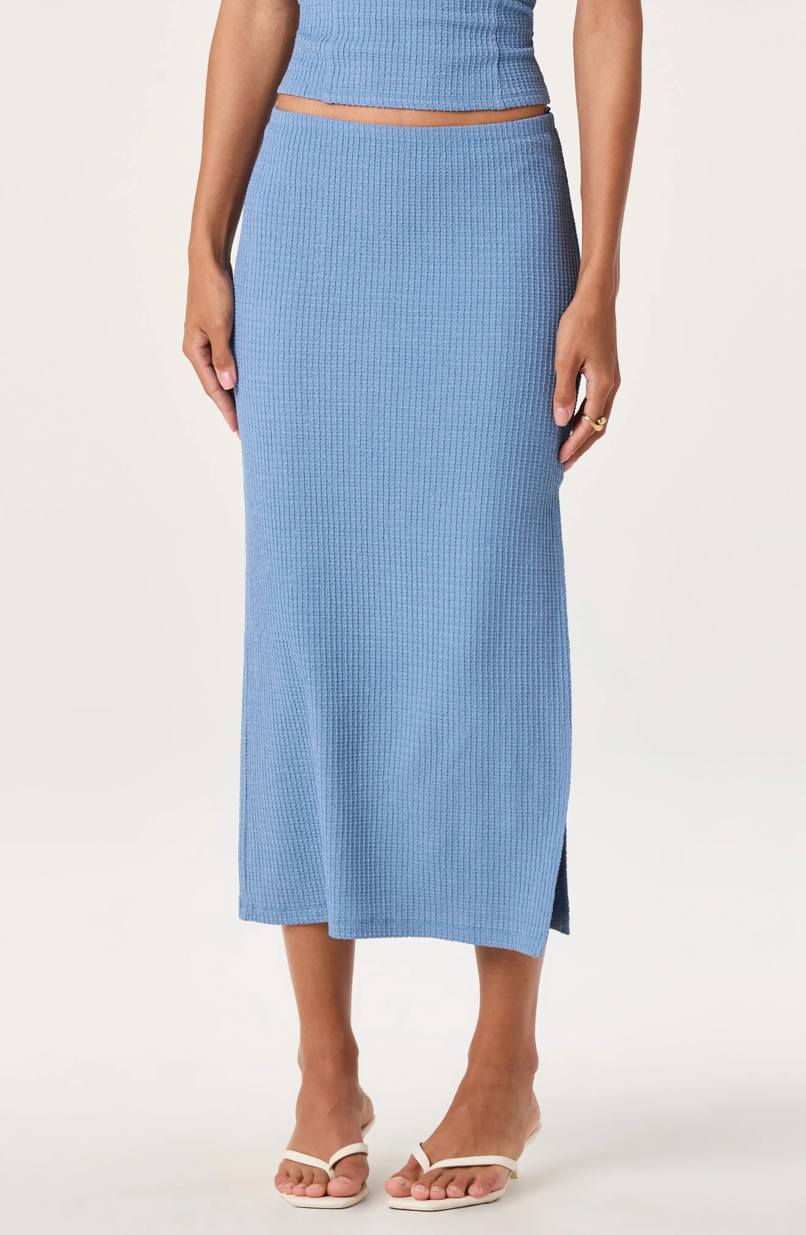 Milana Rib Midi Skirt (Women) | Nordstrom | Nordstrom
