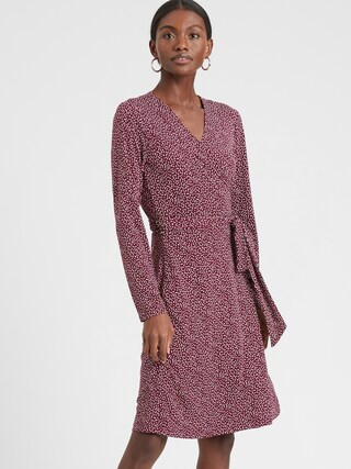 Knit Wrap Dress | Banana Republic Factory