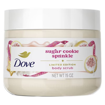 Dove Beauty Limited Edition Holiday Treat Body Scrub - Sugar Cookie Sprinkle - 15oz | Target