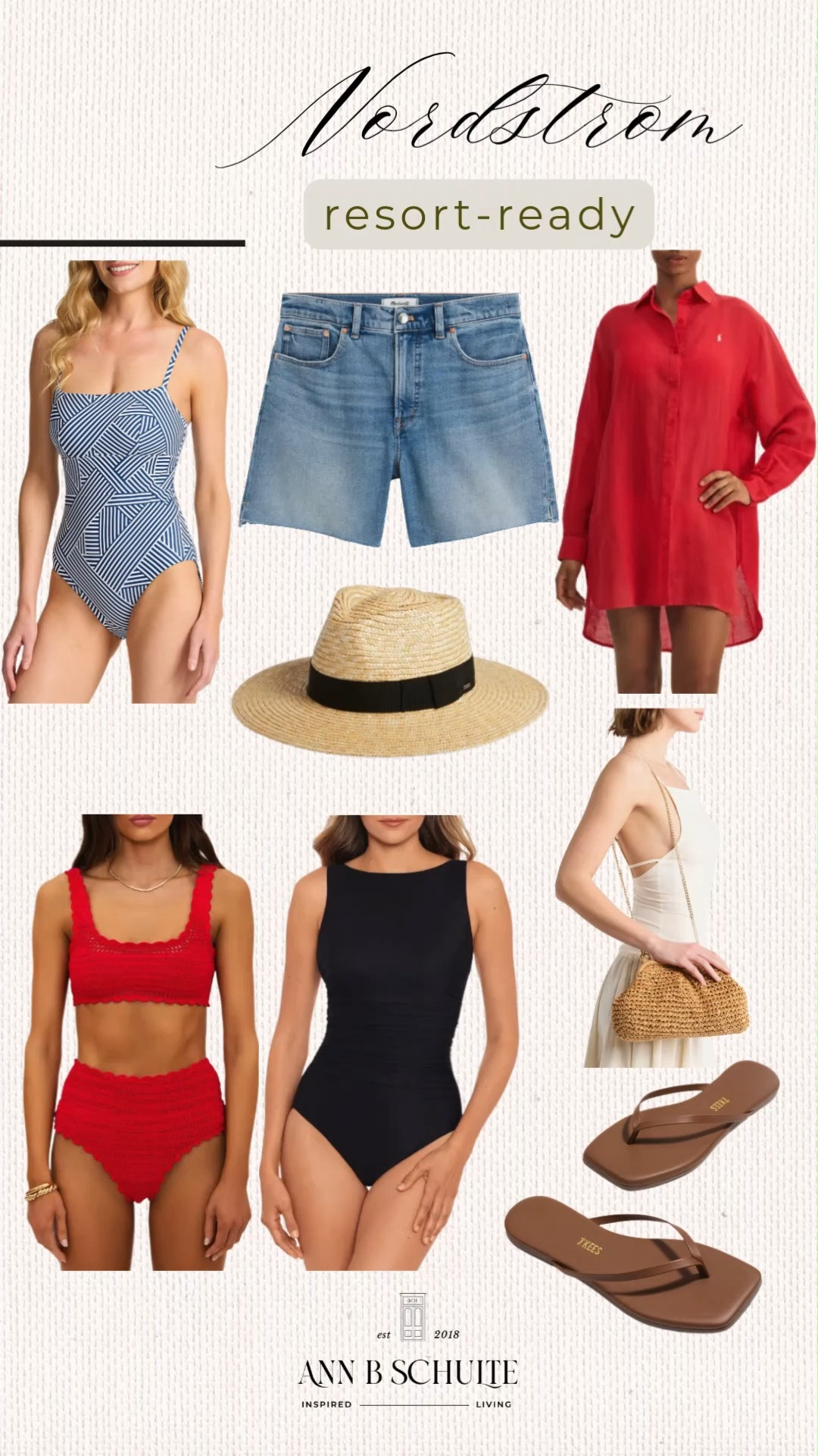 Nordstrom resort ready picks made for sandy toes, breezy dinners, and outfits that look good without trying too hard. Vacation mode officially activated 🌴☀️✨
#nordstrom #resortready #vacationstyle #summeroutfits #travelwardrobe #effortlessstyle #beachwear #getawayfashion #coastalchic #ltkstyle 

 #LTKootd #LTKSwim #LTKTravel