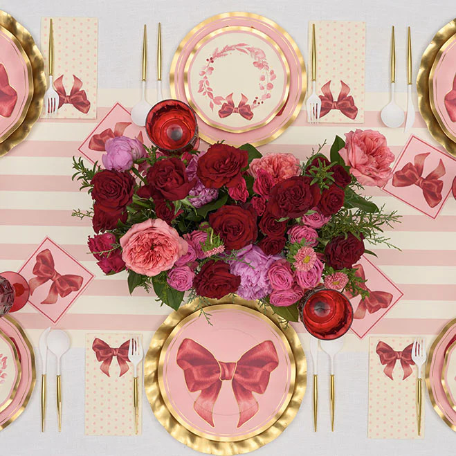 Pink Bows Table Setting | Sophistiplate
