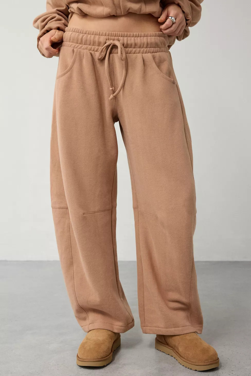 Out From Under Essential Barrel Leg Full Length Sweatpant | Urban Outfitters (US and RoW)