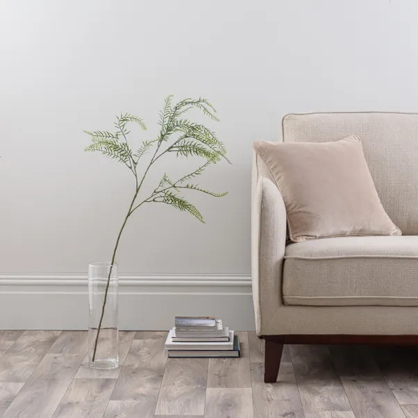 Artificial Green Fern Stem | Dunelm