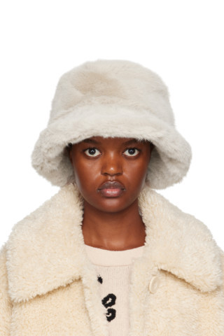 Beige Wera Bucket Hat | SSENSE