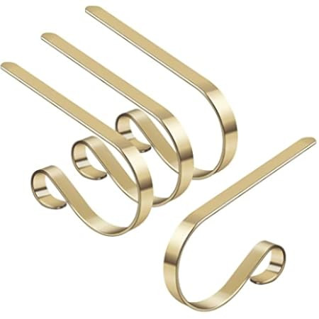 The Original MantleClip, 4 Pack - Brass | Amazon (US)