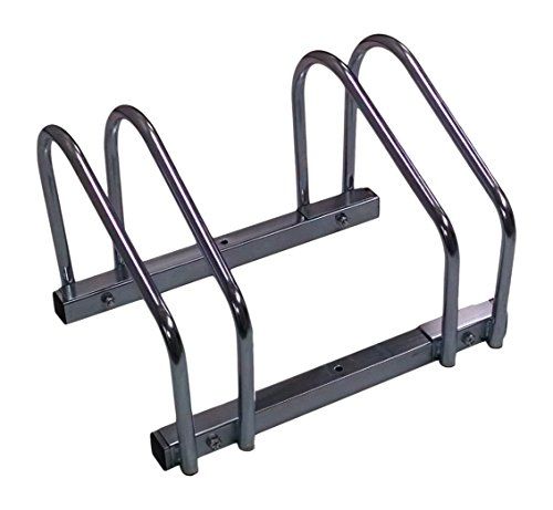 EasyGoProducts EGP-BIK-002 EasyGo Floor Stationary Double Wheel Rack, Indoor - Outdoor Bike Stand | Walmart (US)