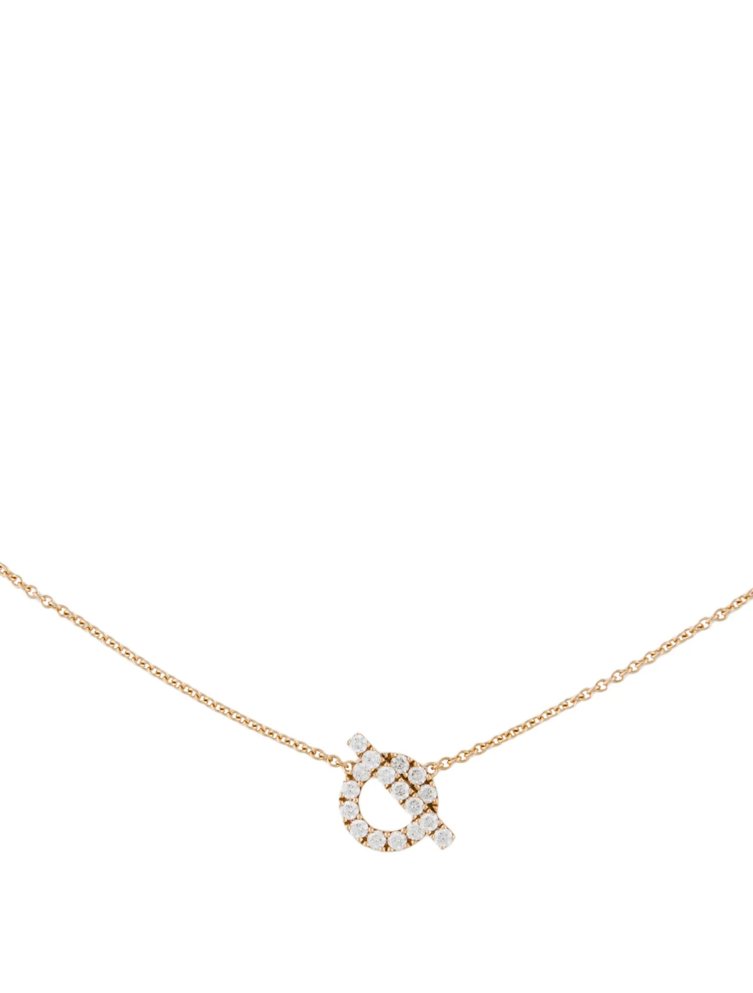 18K Diamond Finesse Pendant Necklace | The RealReal