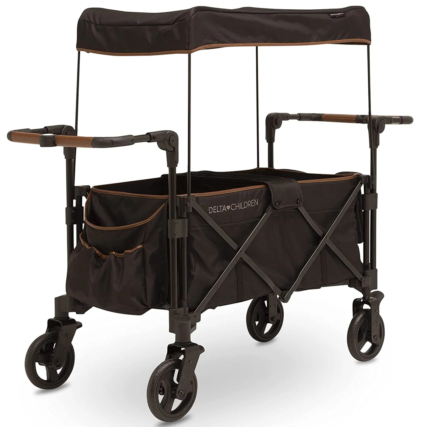 Delta Children Hercules Stroller Wagon for 2 Kids Versatile Stroller Wagon with Canopy, Push/Pull... | Walmart (US)