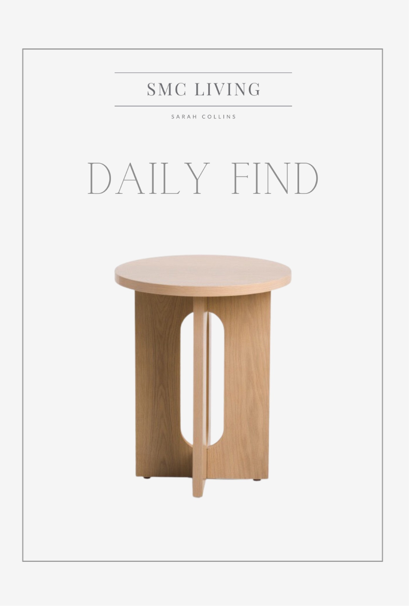 Daily find 🤩

End table
Round accent table
Round end table
Wood end table
Living room furniture
Accent table


#LTKfindsunder100 #LTKhome