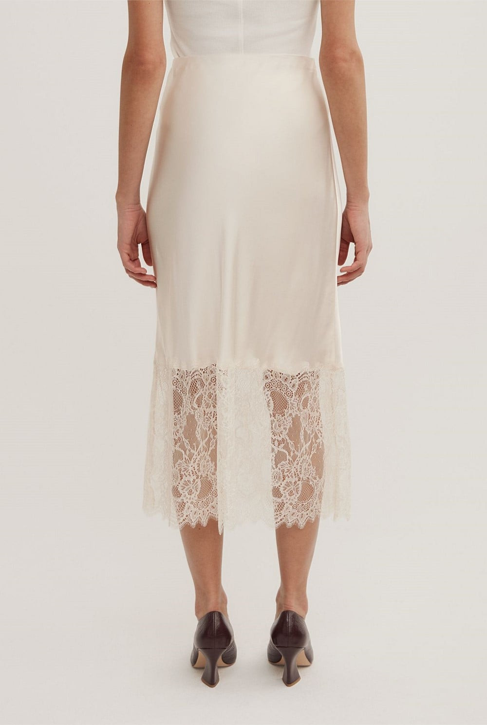 Lace Trim Skirt | Witchery