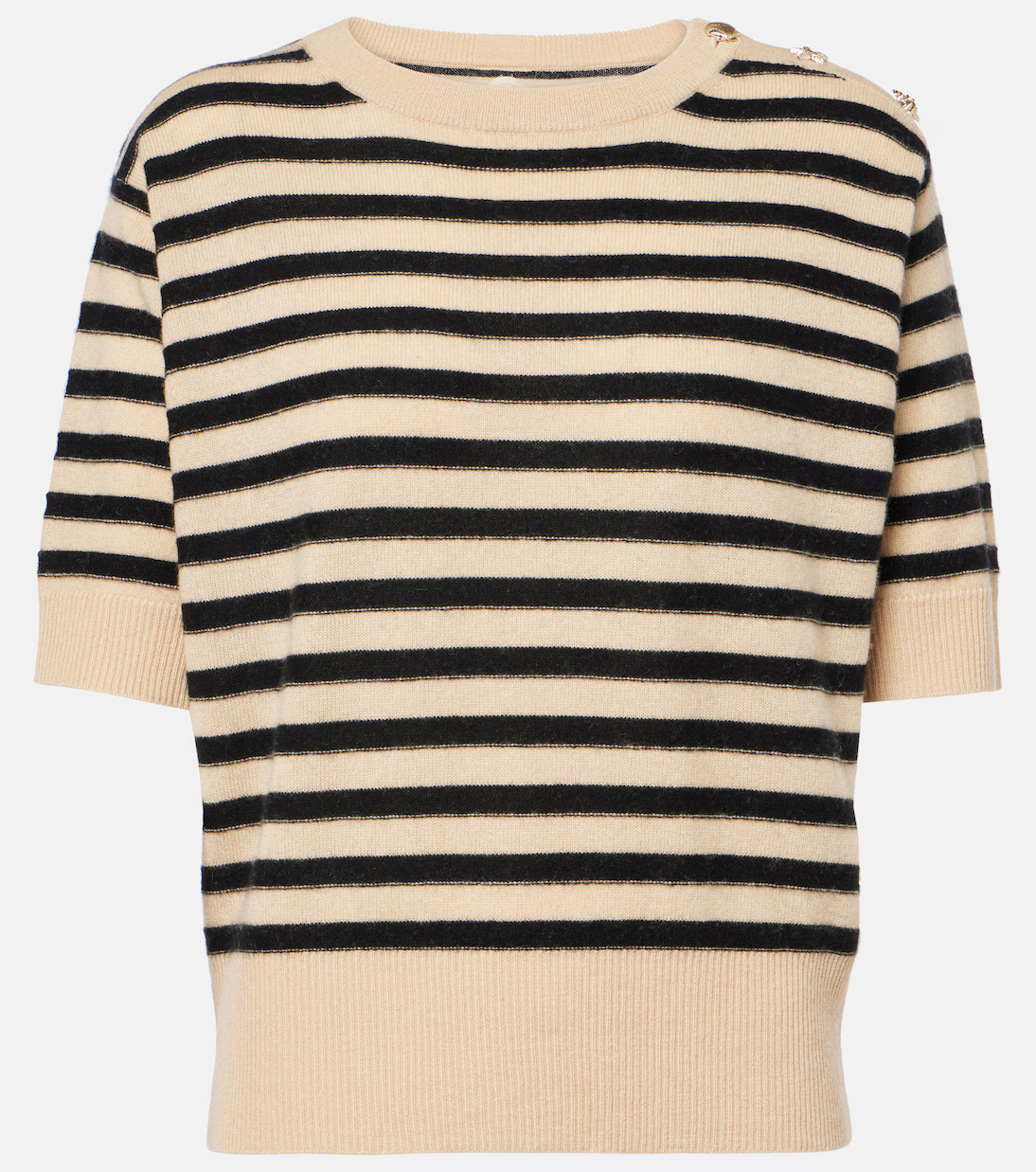 Striped wool and cashmere sweater | Mytheresa (US/CA)