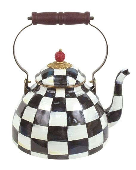Courtly Check Two-Quart Tea Kettle | Neiman Marcus