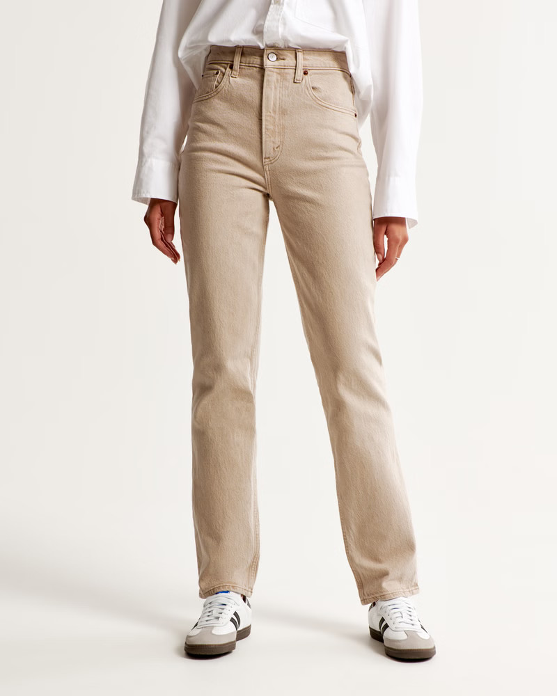 Ultra High Rise 90s Straight Jean | Abercrombie & Fitch (US)